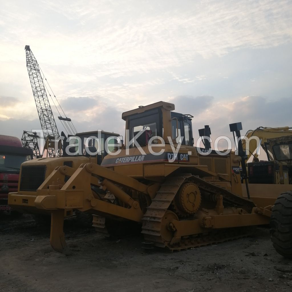 good quality CAT second-hand bulldozer D7H  for export with low price