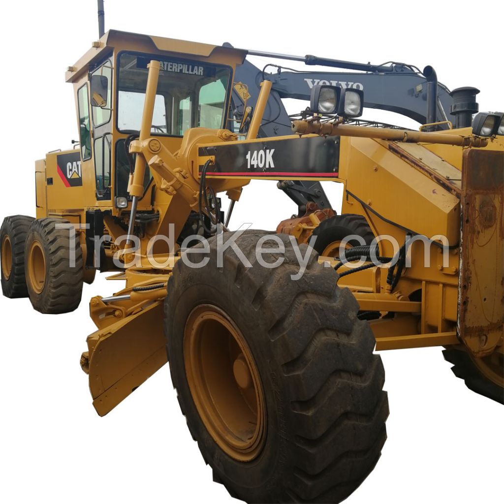 Second-hand Motor Grader Cat 140k, Second-hand Cat Motor Grader 140k For Sale