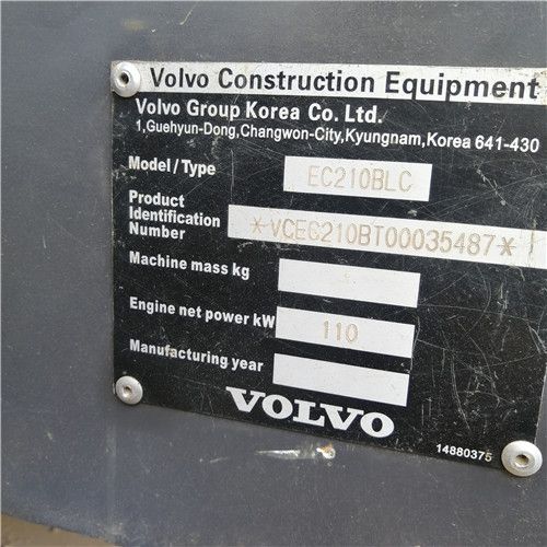 Good Condition Used Excavator Volvoec210b For Sale