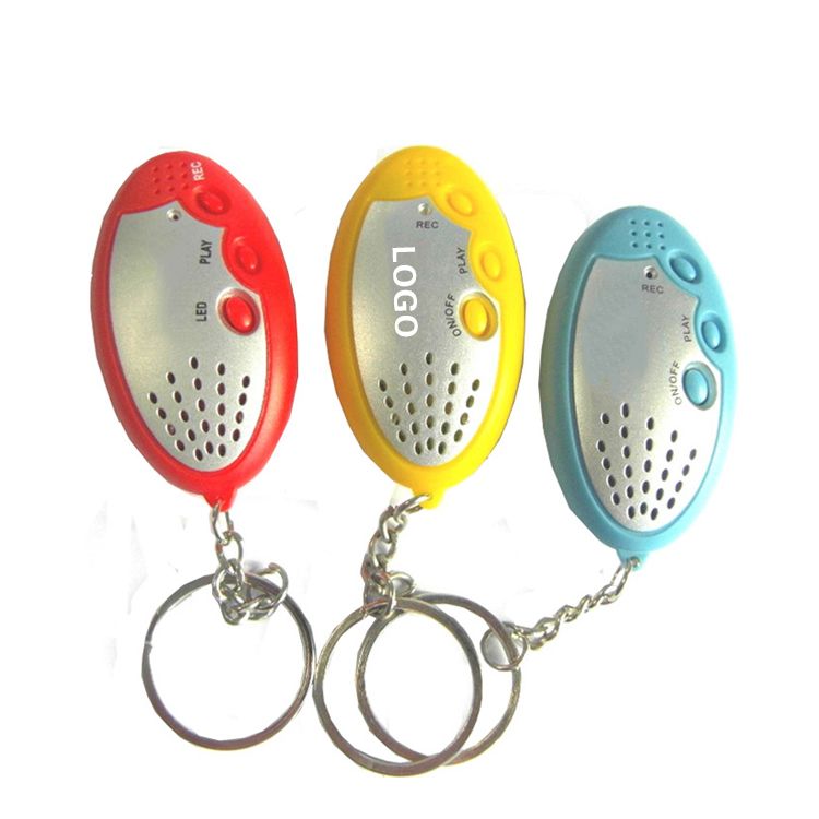 Led Voice Recorder Keychain