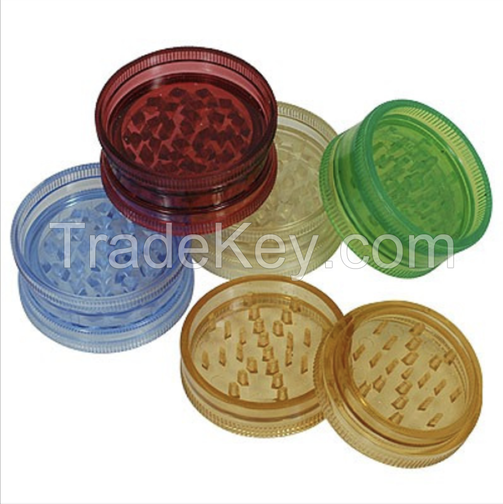 2 Inch plastic herb Grinder with matrix teeth