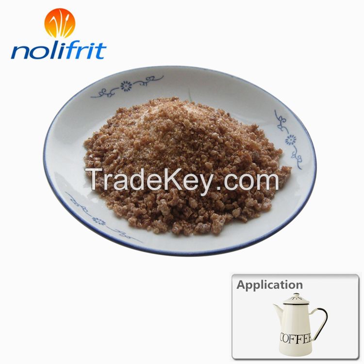 Nolifrit high quality Titanium ivory cover coat enamel frit ETC-213