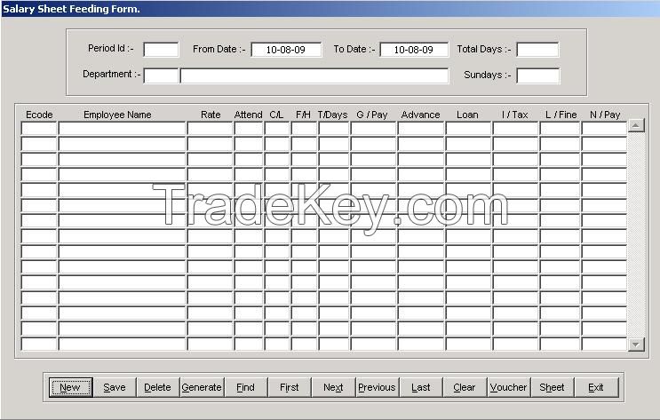 Time Management System Integrated Payroll System / TMS