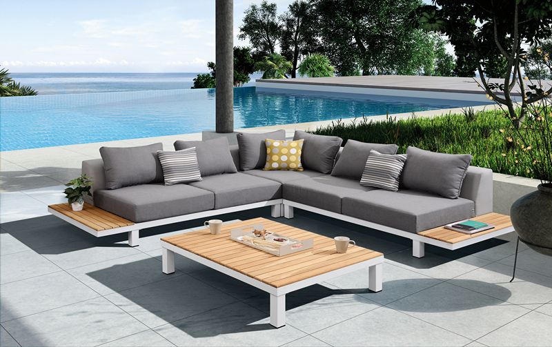 Outdoor sofa upholstered series