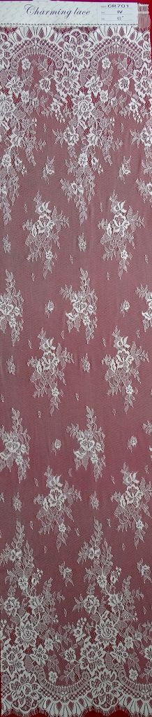 Fancy designs textile materials lace/French lace for Wedding dress from factory CR684C