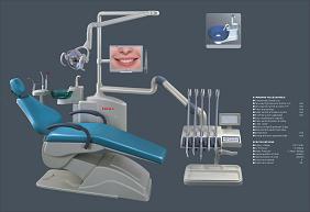 Fully computrerized pneumatic dental unit