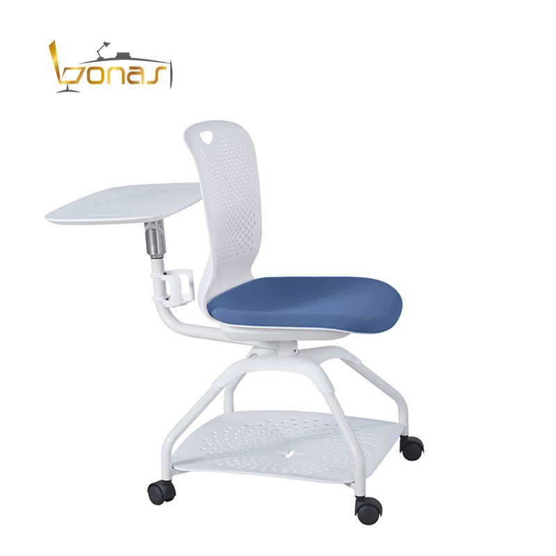 2019 hot design school classroom student chair office task office chair training chair with writing pad