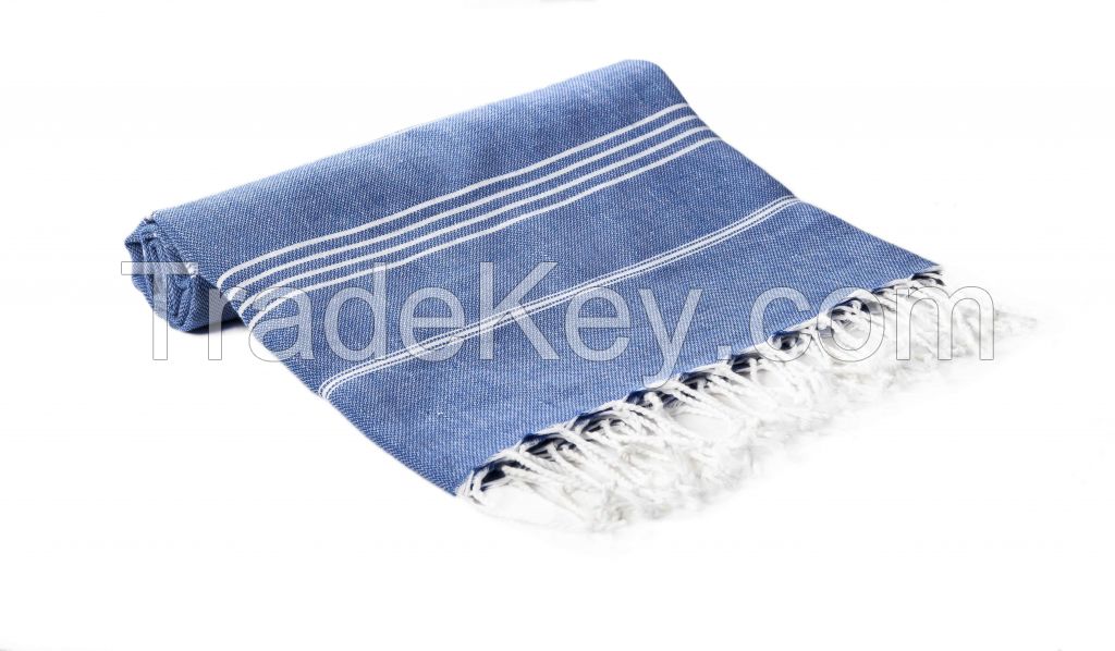 Beach&Bath Turkish PreWashed Towel | Fast Dry | Highly Absorbent |