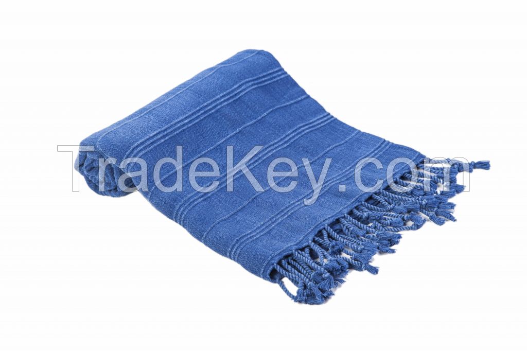 Beach&amp;Bath Turkish Towel | Fast Dry | Highly Absorbent | Extra Soft Towel ( Stone Washed)