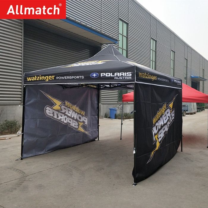 Logo printing custom tent pop up canopy tent trade show tent with sidewalls