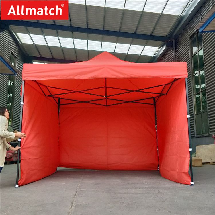 Sunshade trade show tent pop up canopy tent with sidewalls for event