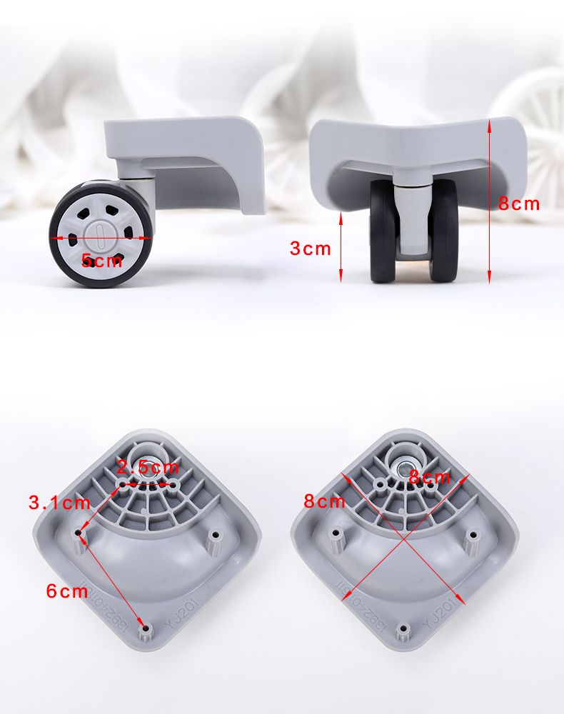 50mm Luggage universal wheels parts accessories