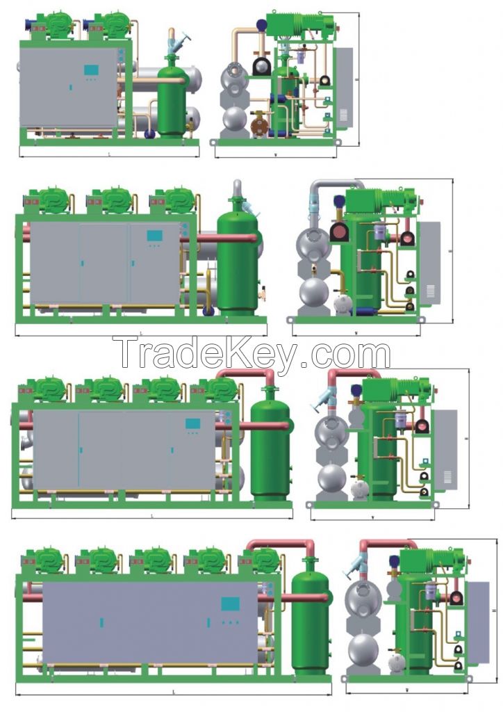 Parallel compressor series