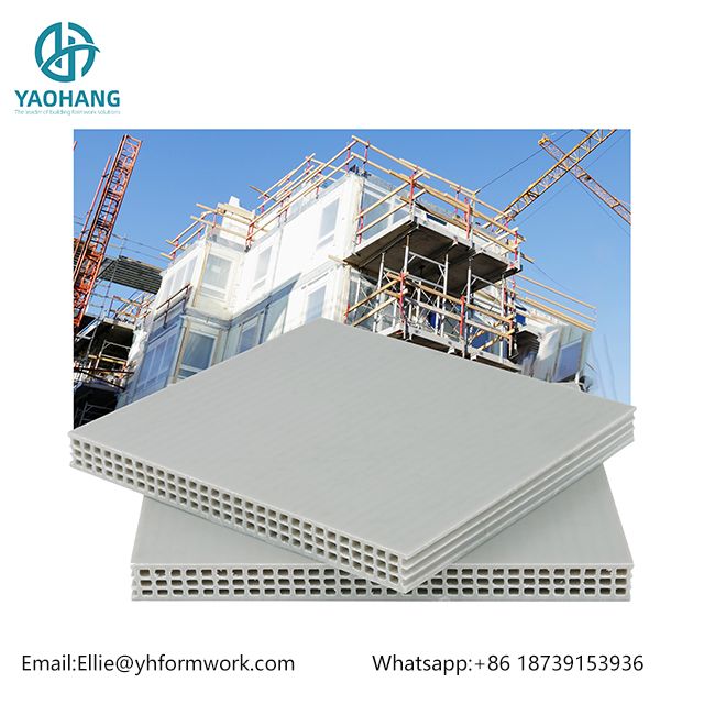 Reusable 80 Times Plastic Formwork for Construction