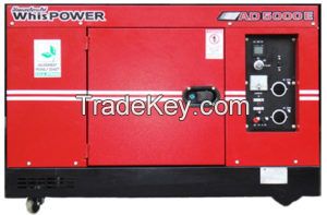 WhisPower 3.5 KVA Portable Diesel Generator (AD3500E)