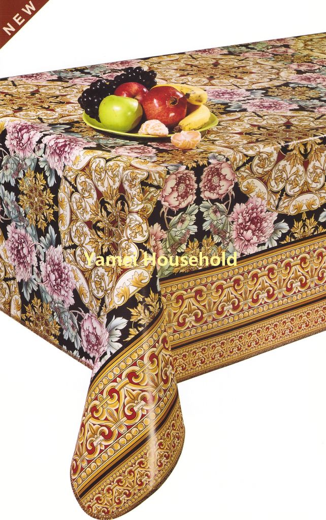 Printing Tablecloth with flannel backing