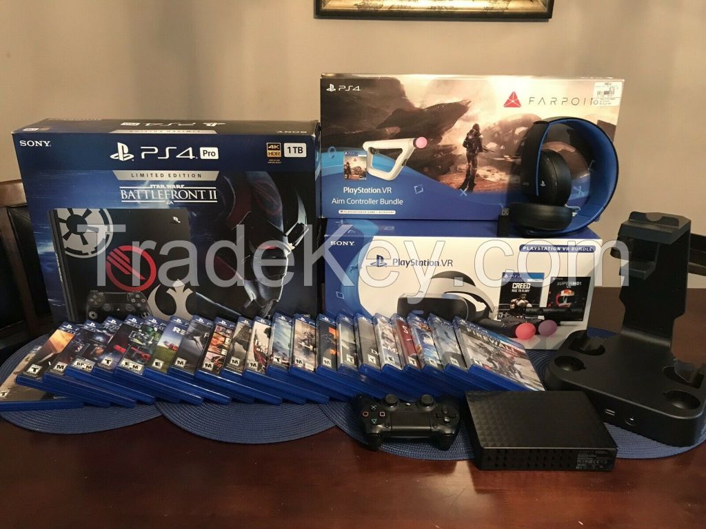 25 Games - 5tb PS4 Pro Star Wars Edition - Playstation VR Headset - PSVR - MORE