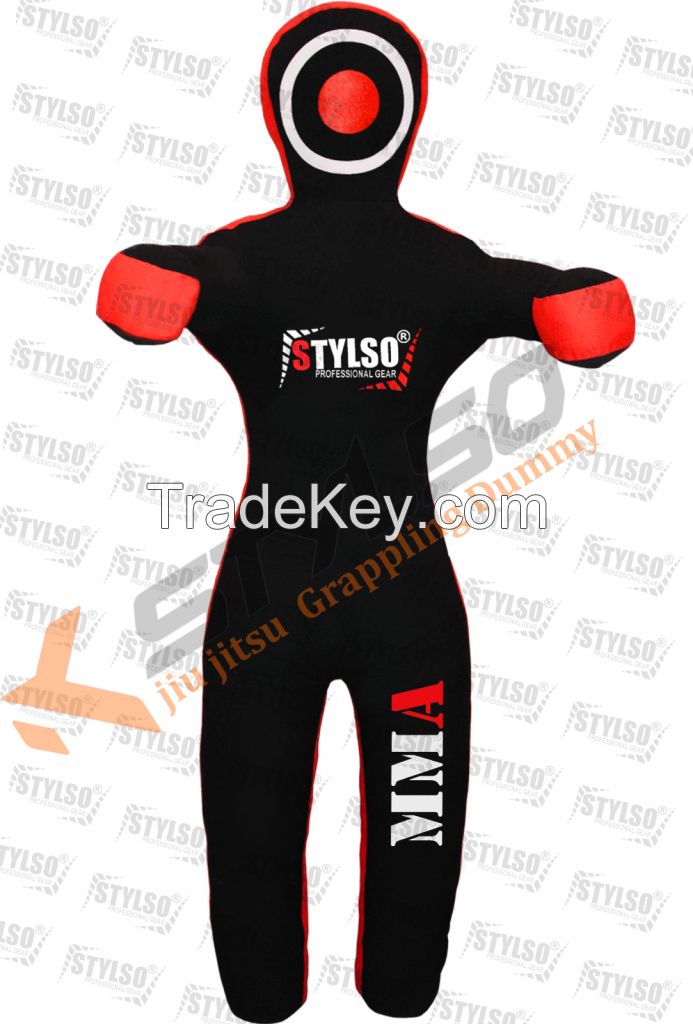 Stylso Grappling Dummy Jiu Jitsu - Standing Position - Black & Red