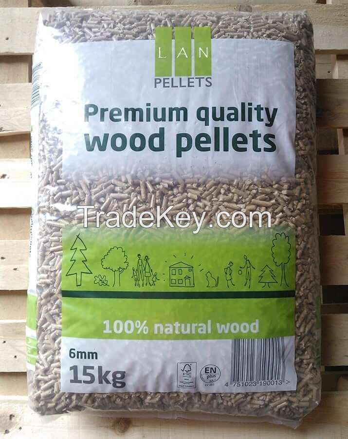 High quality Wood Pellet Din Plus / EN Plus-A1 Wood Pellet prices