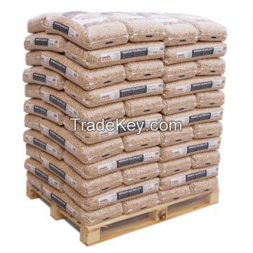 Quality Cheap Wood Pellets in 15kg Bags EN Plus A1 Wood 6mm