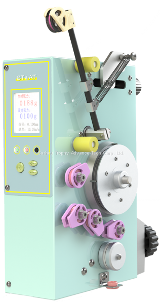 TROPHY Electronic Tensioner MET-SD series with real time tension display and multiple setting for coil winding machines