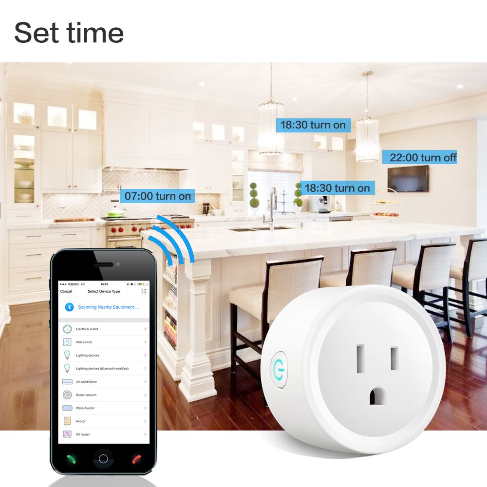 110V Wifi Smart Home Plug US Standard Wifi plug Wifi Alexa