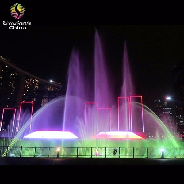2014 Singapore National Day Celebration Outdoor Pool Music Dancing Water Fountain Show