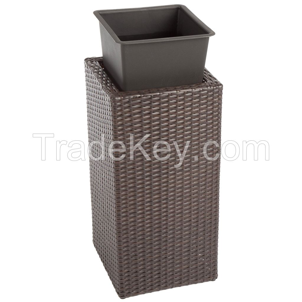 Wicker Planter - Rattan Plant Pot - Outdoor Planters - Pottery Wholesale - Pots Garden