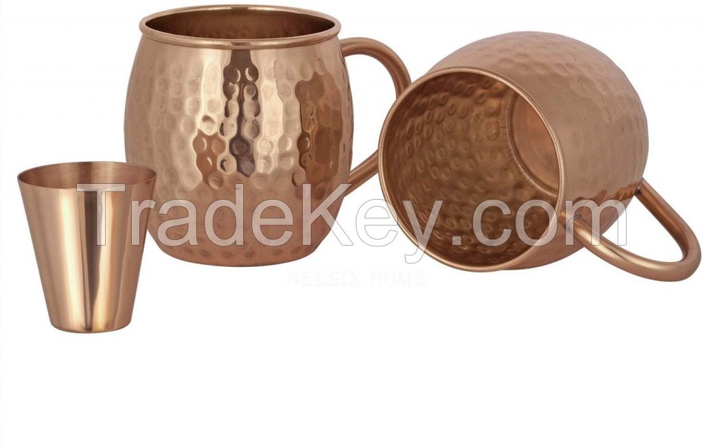 Copper Barrel Mug 16 oz