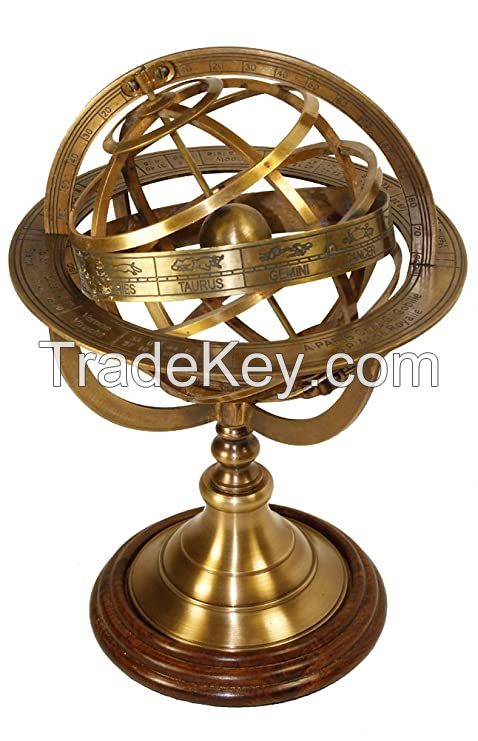 Desktop Brass Globe