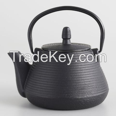 Cast Iron Teapots Stainless Steel Infuser