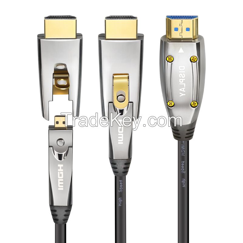 HDMI 2.0 AOC Fiber Cable A To D