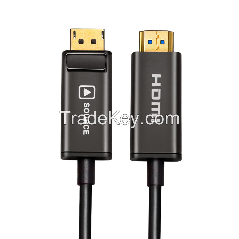 DP To HDMI AOC Faiber Cable