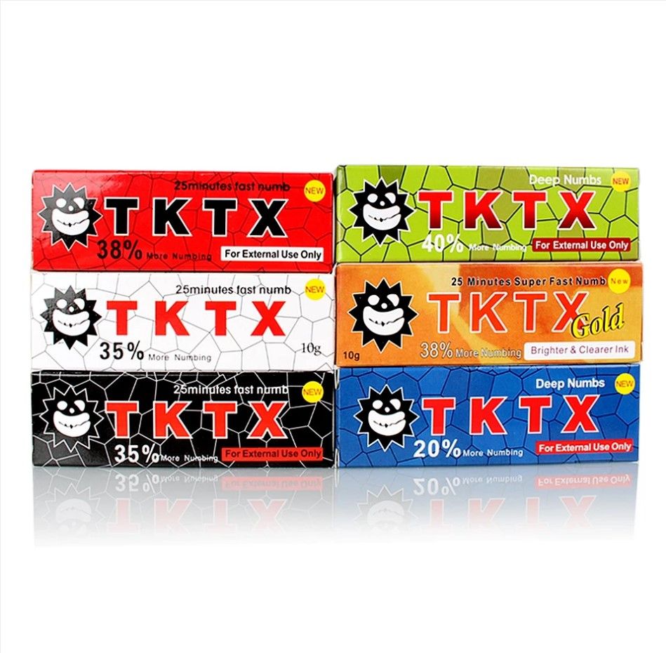 Tktx new Crema anestetica tatuaggi Tktx Yellow 40% tattoo, laser, depilazione