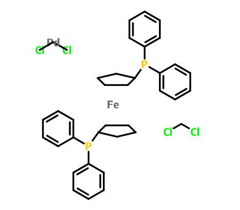 [1,1'-Bis(diphenylphosphino)ferrocene]dichloropalladium(II), complex with dichloromethane