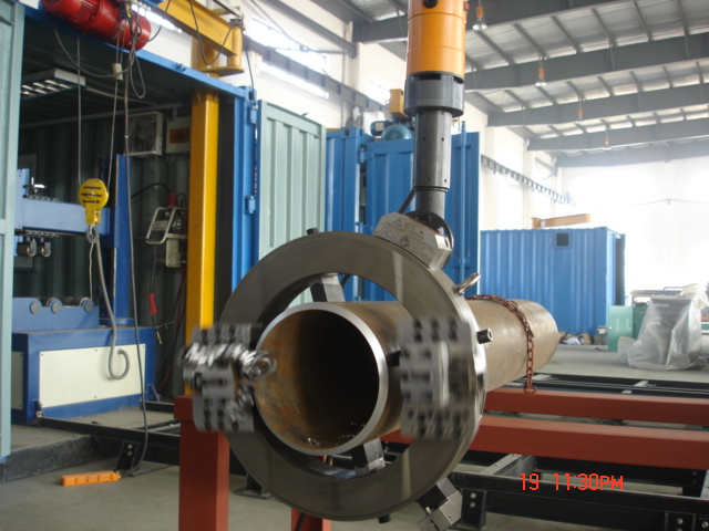 Movable Orbit-type Pipe Cutting &amp; Beveling Machine