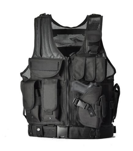 High quality black tactical vest airsoft magazine vest