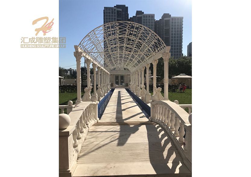 Marble Gallery Long Corridor Gazebo for Wedding