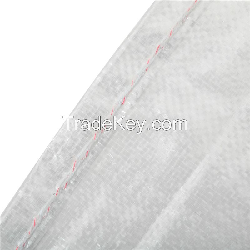 100% polypropylene customized rice packing transparent pp woven bag