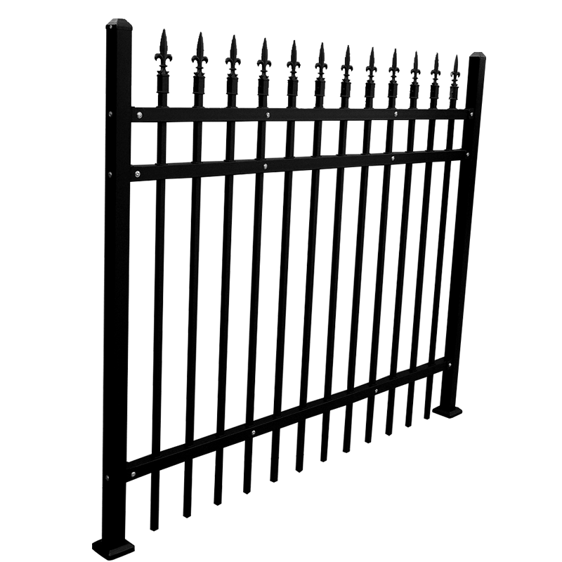 Steel Fence Poles / Garden Iron Gate / Backyard Fence 