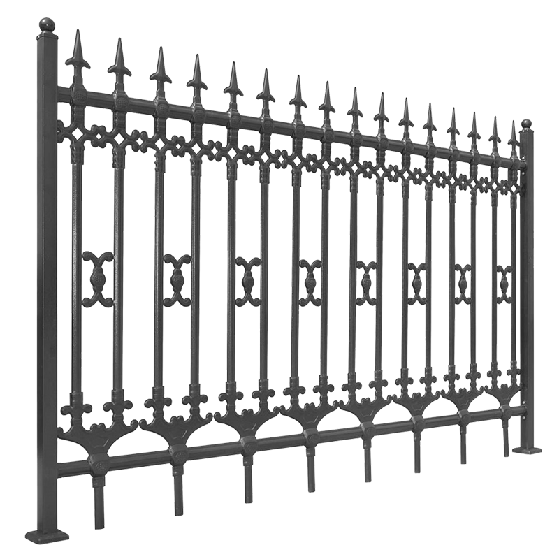 New design galvanized steel metal cheap fence