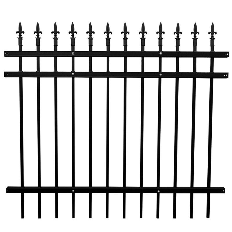 Best selling steel tubular fence hot sale iron fence