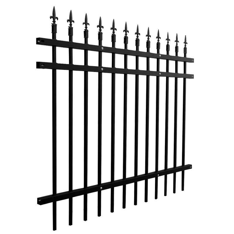 Steel Fence Poles / Garden Iron Gate / Backyard Fence 