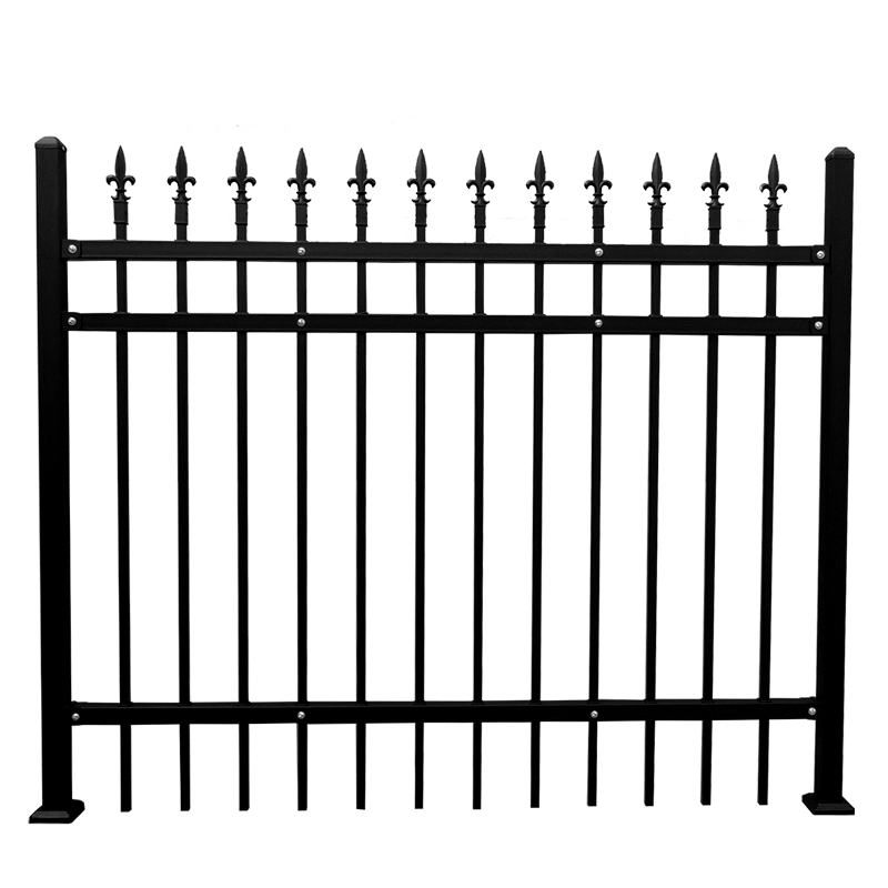 Steel Fence Poles / Garden Iron Gate / Backyard Fence 