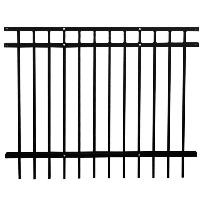 Steel Fence Poles / Garden Iron Gate / Backyard Fence 