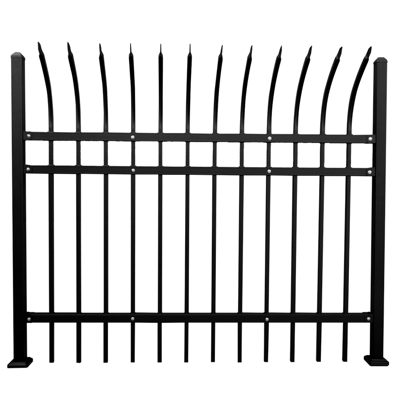 Cheap Wrought Iron Spear Top Steel Fence