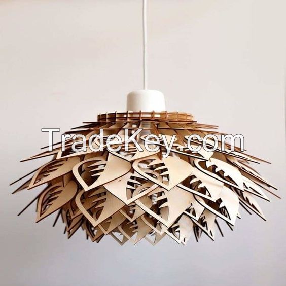 wood pendant lights