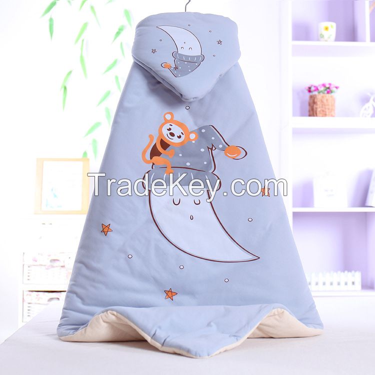 Spring And Winter Newborn Baby Quilt Combed Color Cotton Baby Sleeping Bag