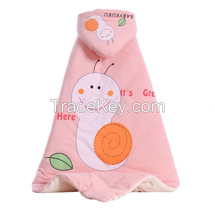 Spring And Winter Newborn Baby Quilt Combed Color Cotton Baby Sleeping Bag