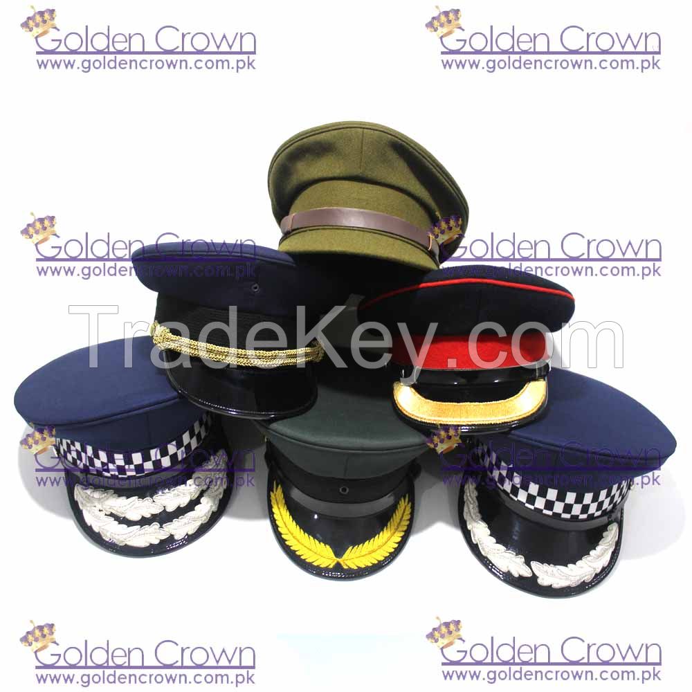 Military Uniform Peak Cap Suppliers And Manufacturer